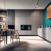 next125 Designkueche grau matt